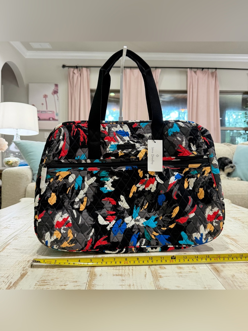 Vera Bradley Medium Traveler Bag Carry On Quilted Weekend Travel Bag X 2